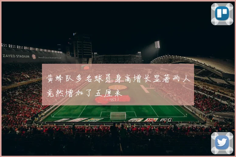 黄蜂队多名球员身高增长显著两人竟然增加了五厘米